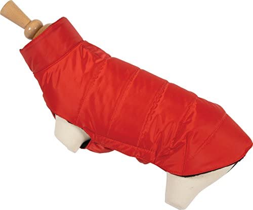 Piumino impermeabile con imbottitura rossa TG 25 Piumino impermeabile con imbottitura rossa TG 25